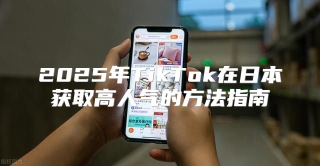 2025年TikTok在日本获取高人气的方法指南