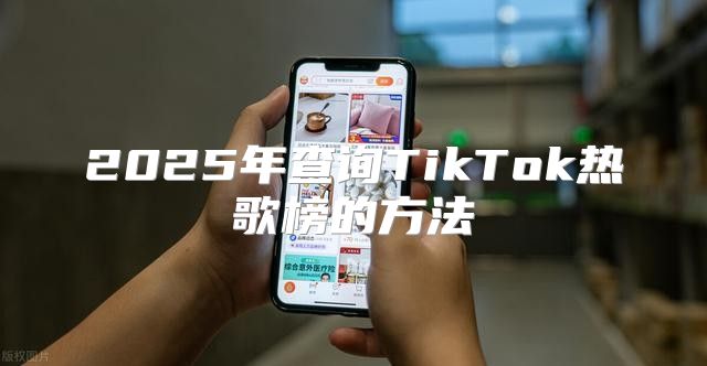 2025年查询TikTok热歌榜的方法