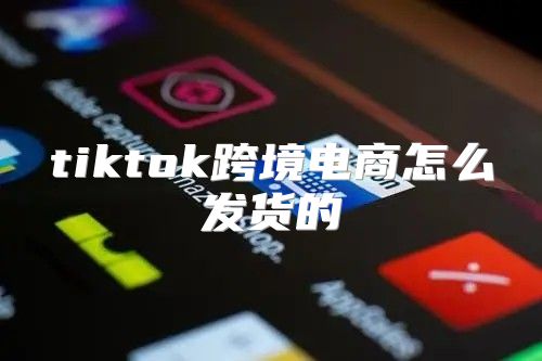 tiktok跨境电商怎么发货的