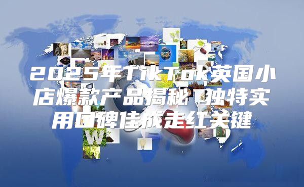 2025年TikTok英国小店爆款产品揭秘 独特实用口碑佳成走红关键