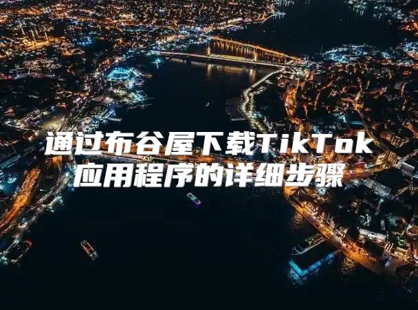 通过布谷屋下载TikTok应用程序的详细步骤