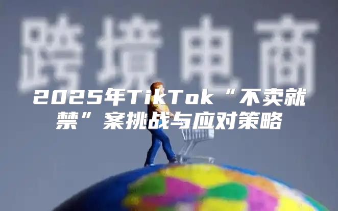2025年TikTok“不卖就禁”案挑战与应对策略