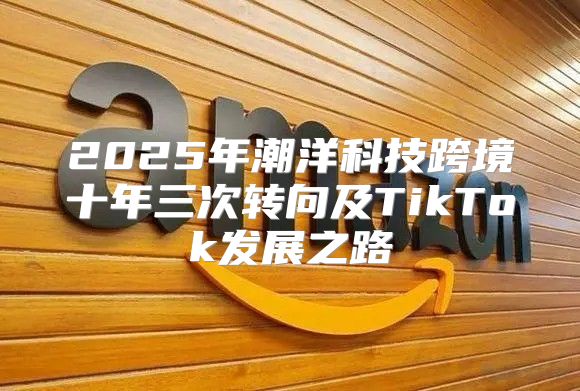 2025年潮洋科技跨境十年三次转向及TikTok发展之路