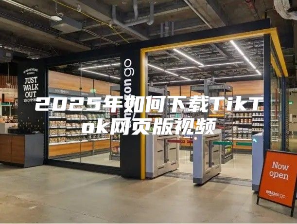 2025年如何下载TikTok网页版视频