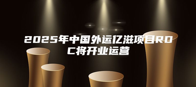 2025年中国外运亿滋项目RDC将开业运营