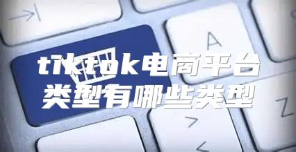 tiktok电商平台类型有哪些类型
