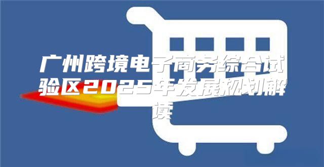广州跨境电子商务综合试验区2025年发展规划解读