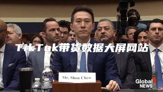 TikTok带货数据大屏网站