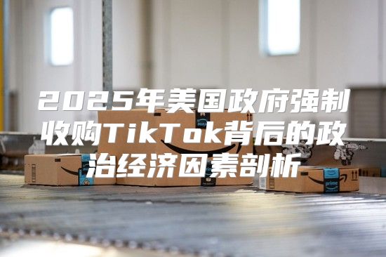 2025年美国政府强制收购TikTok背后的政治经济因素剖析
