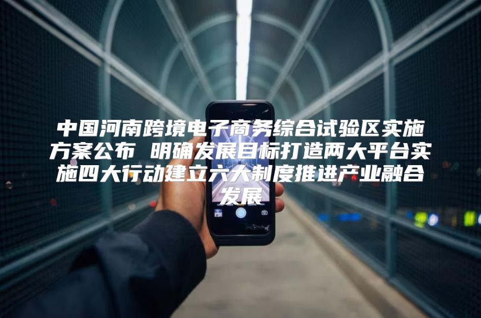 中国河南跨境电子商务综合试验区实施方案公布 明确发展目标打造两大平台实施四大行动建立六大制度推进产业融合发展