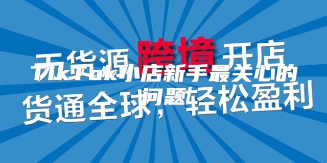 TikTok小店新手最关心的问题