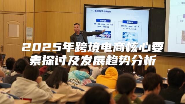 2025年跨境电商核心要素探讨及发展趋势分析