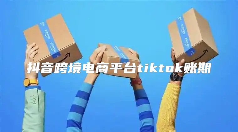 抖音跨境电商平台tiktok账期
