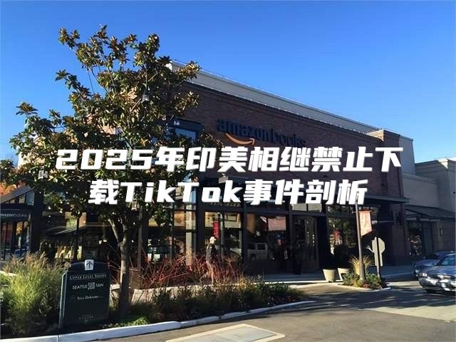2025年印美相继禁止下载TikTok事件剖析
