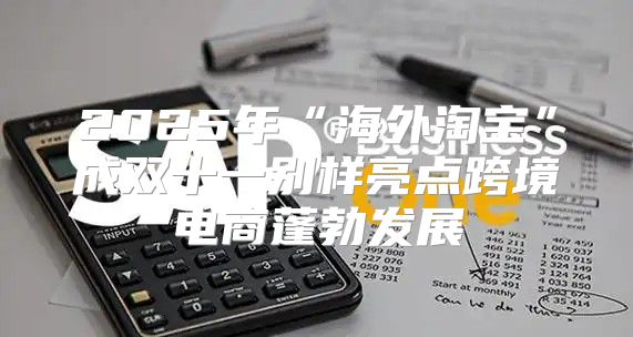 2025年“海外淘宝”成双十一别样亮点跨境电商蓬勃发展