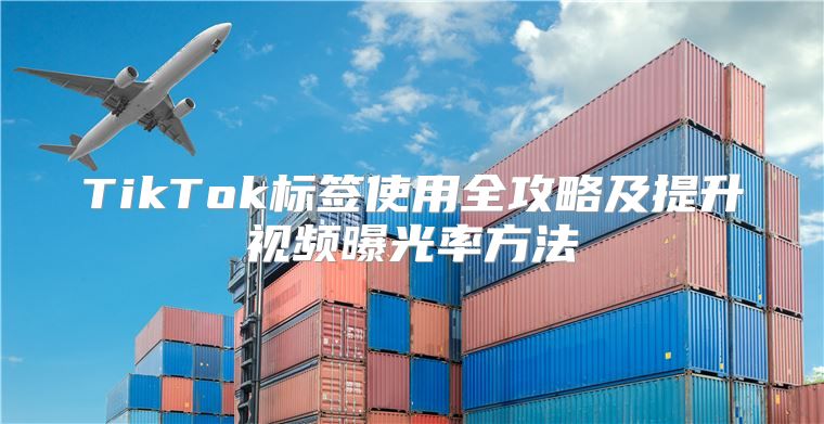 TikTok标签使用全攻略及提升视频曝光率方法