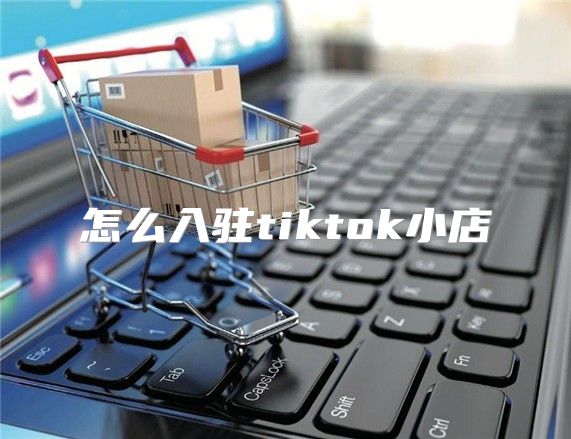 怎么入驻tiktok小店