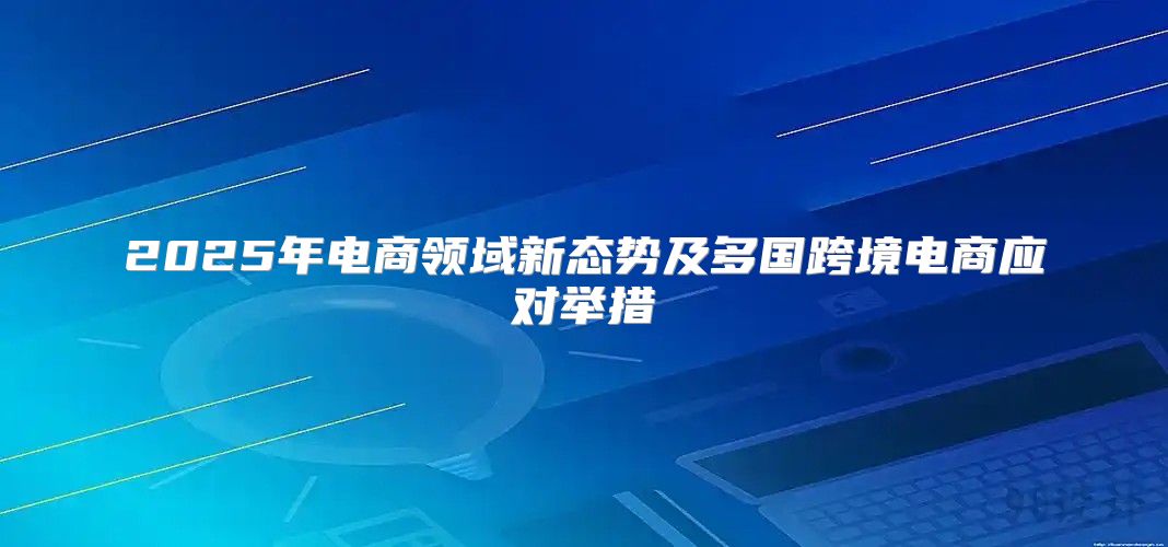 2025年电商领域新态势及多国跨境电商应对举措