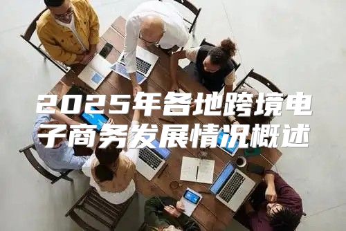 2025年各地跨境电子商务发展情况概述