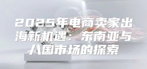 2025年电商卖家出海新机遇：东南亚与八国市场的探索