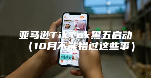 亚马逊TikTok黑五启动10月不能错过这些事