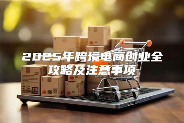 2025年跨境电商创业全攻略及注意事项