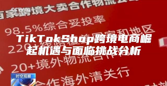 TikTokShop跨境电商崛起机遇与面临挑战分析
