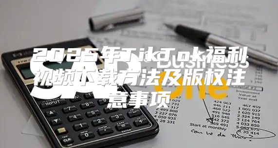 2025年TikTok福利视频下载方法及版权注意事项