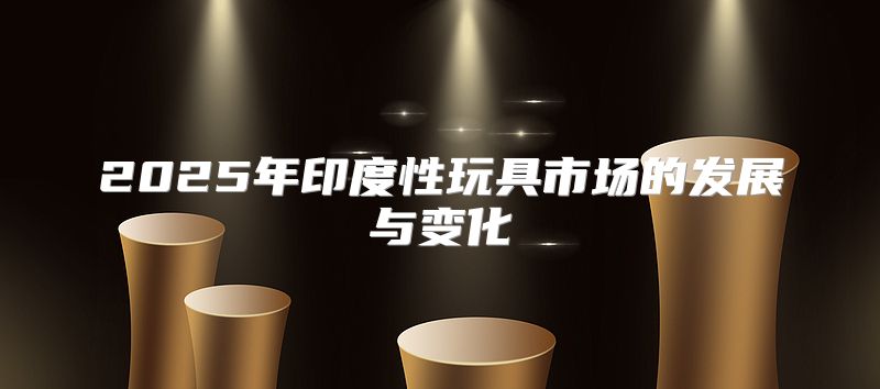 2025年印度性玩具市场的发展与变化