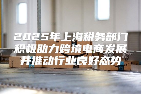 2025年上海税务部门积极助力跨境电商发展并推动行业良好态势
