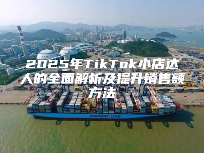 2025年TikTok小店达人的全面解析及提升销售额方法
