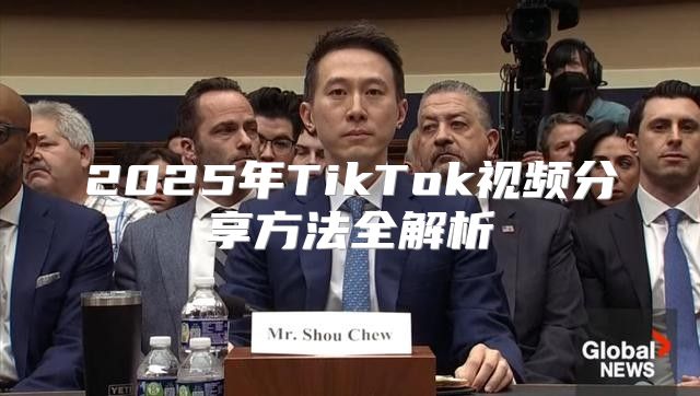 2025年TikTok视频分享方法全解析
