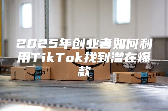 2025年创业者如何利用TikTok找到潜在爆款