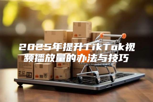 2025年提升TikTok视频播放量的办法与技巧