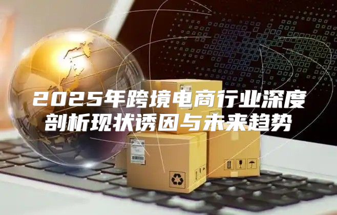 2025年跨境电商行业深度剖析现状诱因与未来趋势