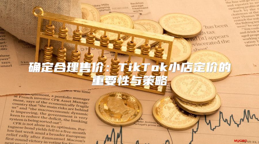 确定合理售价：TikTok小店定价的重要性与策略