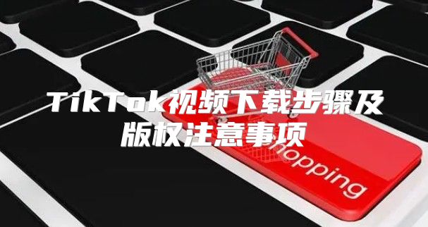 TikTok视频下载步骤及版权注意事项