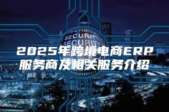 2025年跨境电商ERP服务商及相关服务介绍