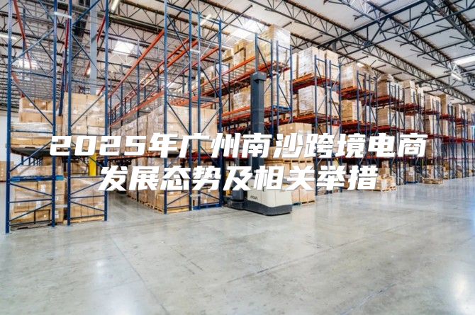 2025年广州南沙跨境电商发展态势及相关举措