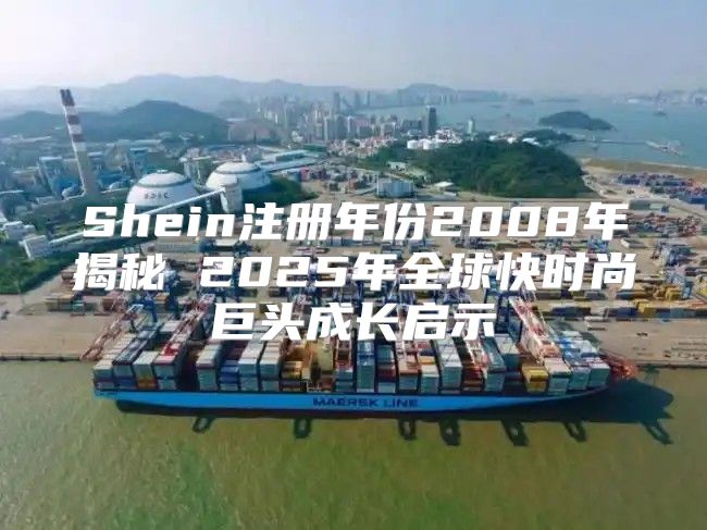 Shein注册年份2008年揭秘 2025年全球快时尚巨头成长启示