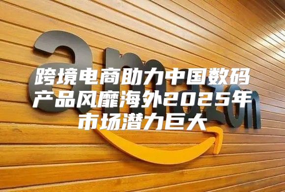 跨境电商助力中国数码产品风靡海外2025年市场潜力巨大