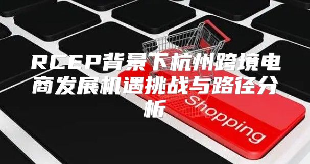 RCEP背景下杭州跨境电商发展机遇挑战与路径分析