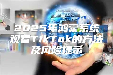 2025年鸿蒙系统观看TikTok的方法及风险提示
