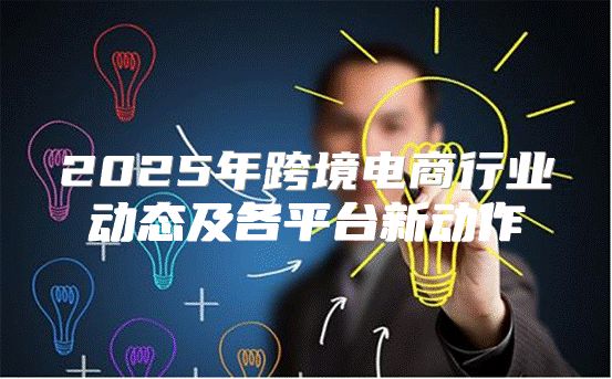 2025年跨境电商行业动态及各平台新动作