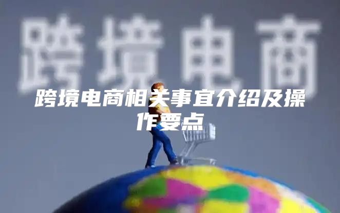 跨境电商相关事宜介绍及操作要点