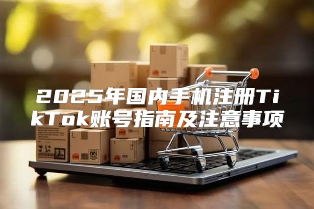 2025年国内手机注册TikTok账号指南及注意事项