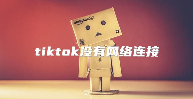 tiktok没有网络连接