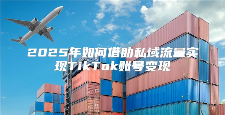 2025年如何借助私域流量实现TikTok账号变现