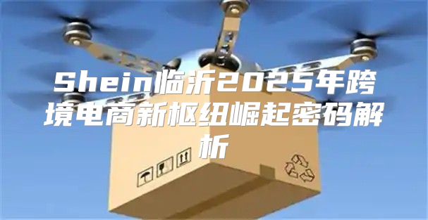 Shein临沂2025年跨境电商新枢纽崛起密码解析