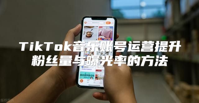 TikTok音乐账号运营提升粉丝量与曝光率的方法